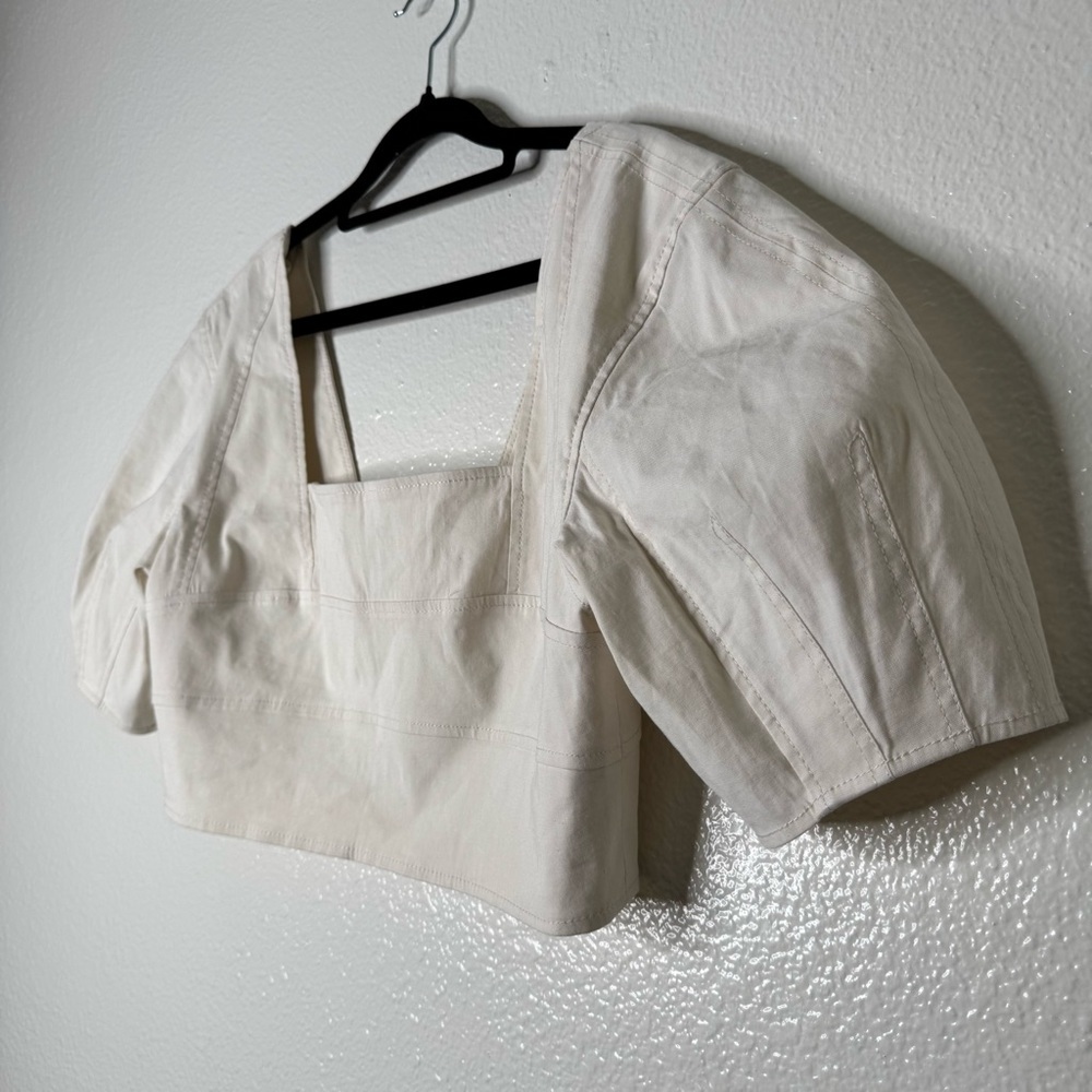 A.L.C. Linen Blend Gianna Top size 12 - Picture 4 of 12